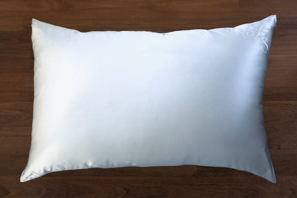 Silk Pillowcase - Cloud Silver