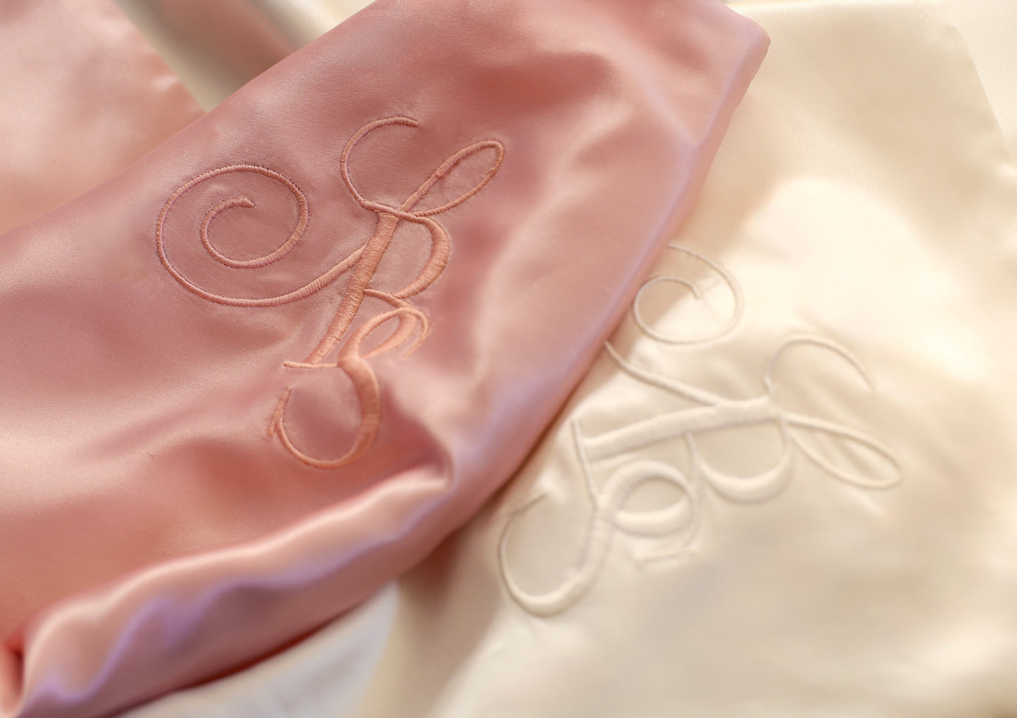 SILK Pillowcase - Rosy Cream